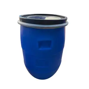Butoi plastic 60 litri cu cerc metalic (bidon)