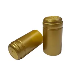 Capison Auriu PVC pentru sticle de vin 