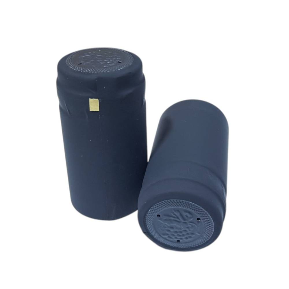 Capison negru PVC pentru sticle de vin Capison negru PVC pentru sticle de vin