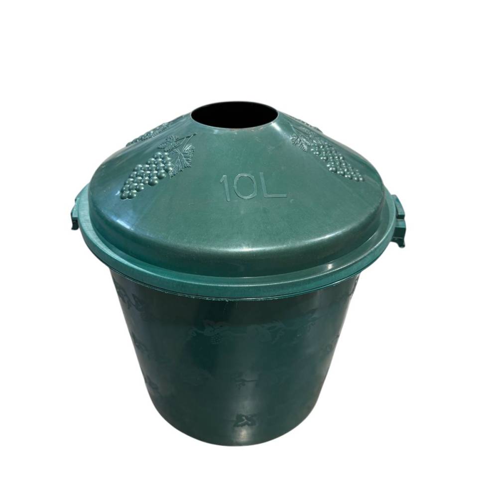 Cos damigeana 10L (litri), plastic verde Cos damigeana 10L (litri), plastic verde
