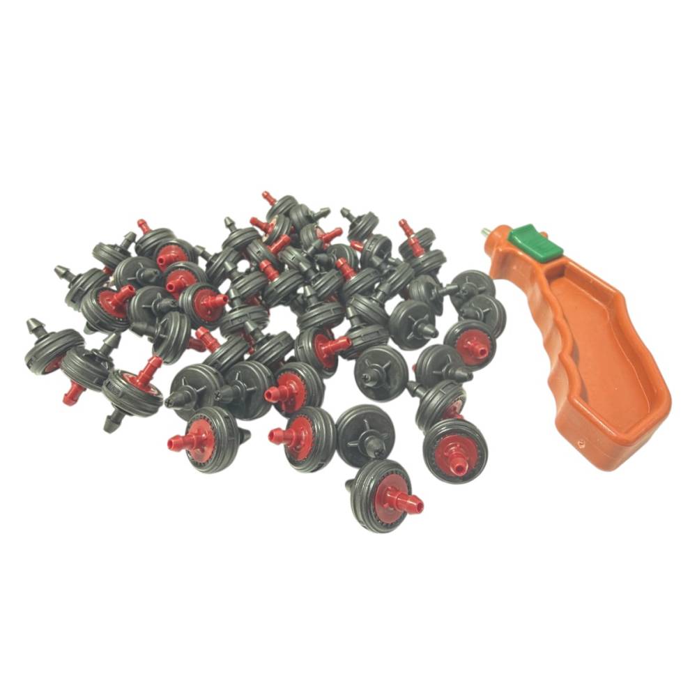 Set duze picurare reglabile 8 litri/ora Aquaris premium, 100 buc + perforator tub 3mm Set duze picurare reglabile 8 litri/ora Aquaris premium, 100 buc + perforator tub 3mm