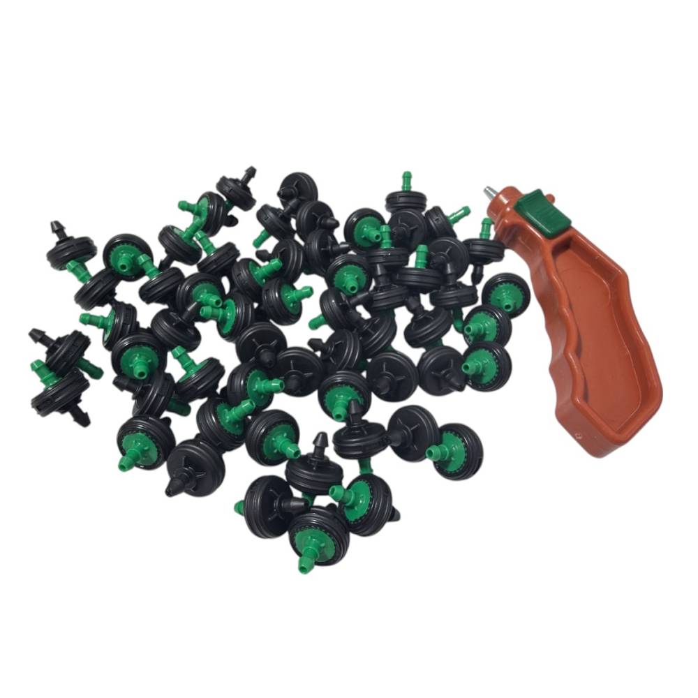 Set duze picurare reglabile 4 litri/ora Aquaris premium, 100 buc + perforator tub 3mm Set duze picurare reglabile 4 litri/ora Aquaris premium, 100 buc + perforator tub 3mm