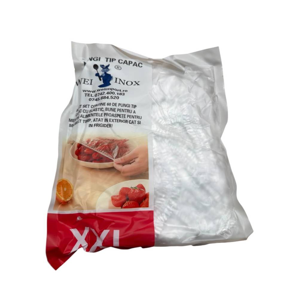 Folie protectie pentru alimente, 45 cm, set 60 bucati Folie protectie pentru alimente, 45 cm, set 60 bucati