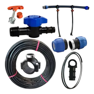 Kit irigare prin picurare (furtun) 20cm/100m, 34 accesorii premium