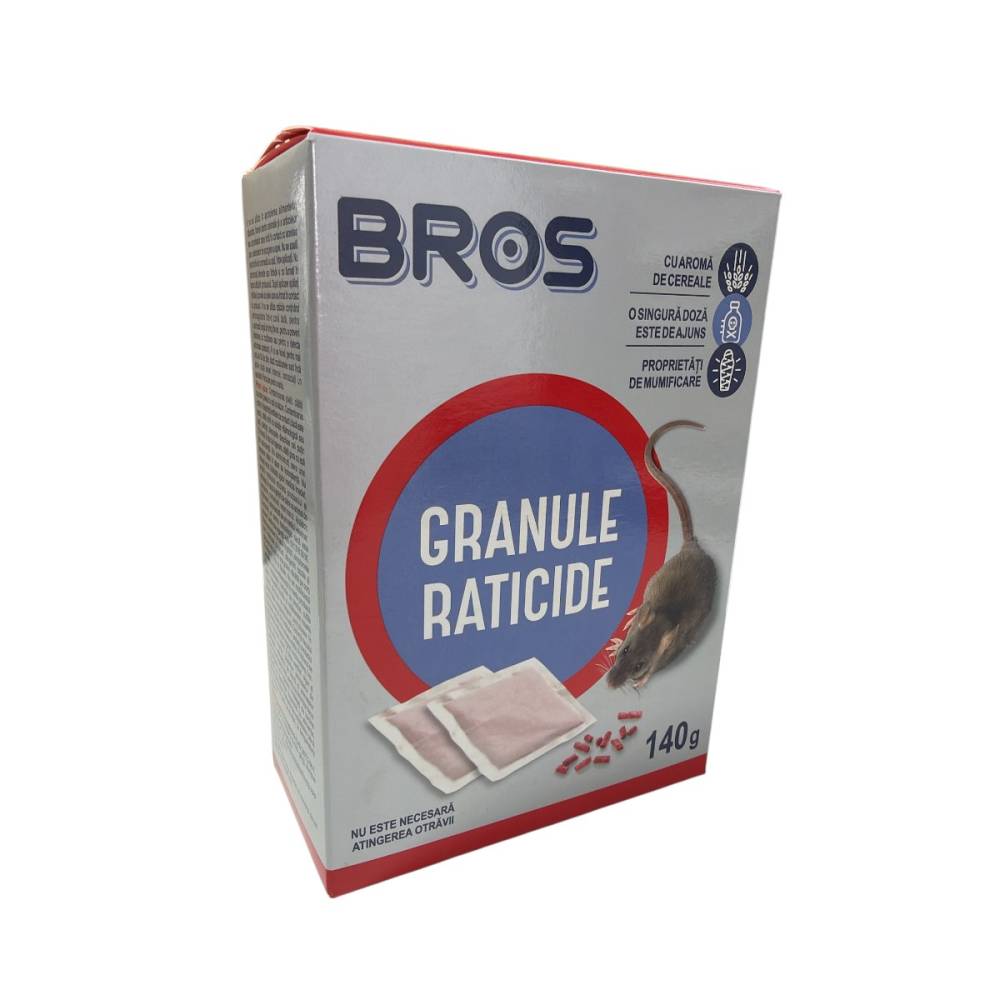 Otrava sobolani, soareci Bros, granule 140 g Otrava sobolani, soareci Bros, granule 140 g