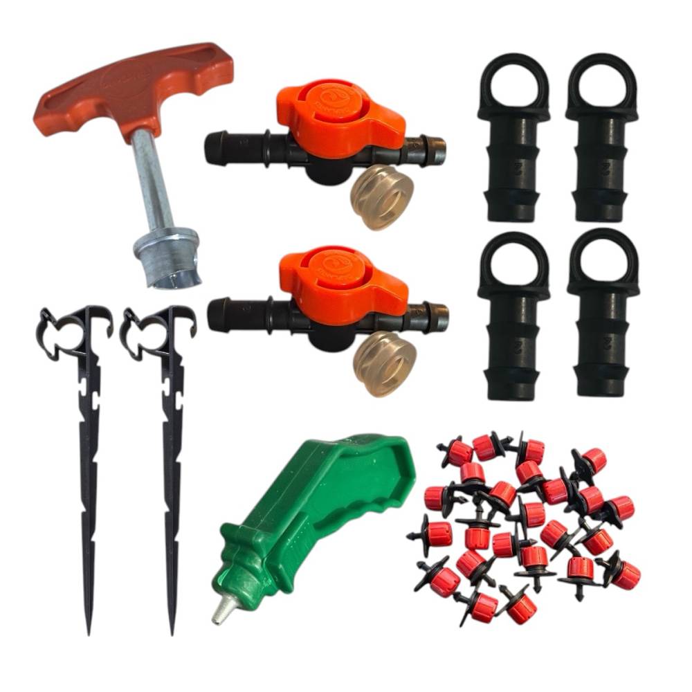 Sistem irigare prin picurare 142 accesorii (tub) Sistem irigare prin picurare 142 accesorii (tub)