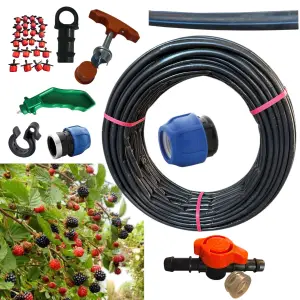 Kit irigare prin picurare, furtun orb, 100 plante mure