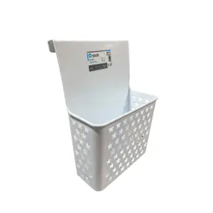 Organizator usa dulap, plastic, 24x32x9 cm, alb