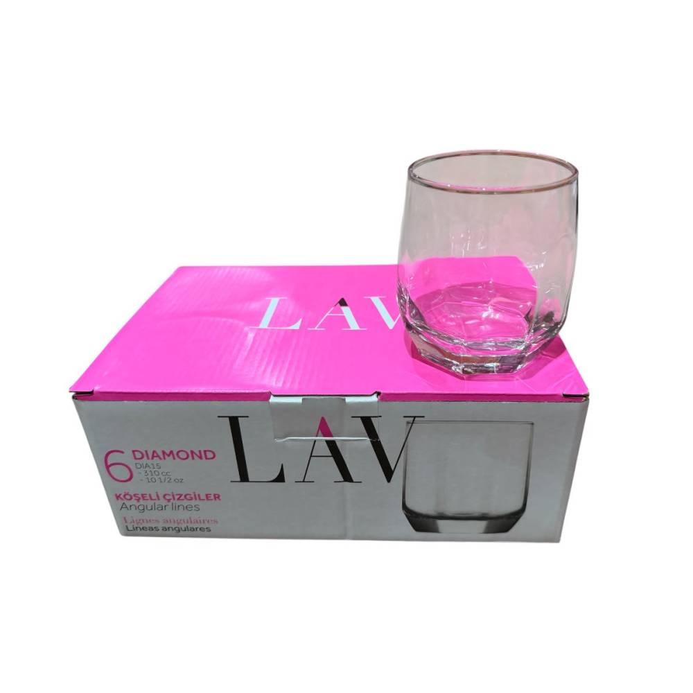 Pahare 310 ml coniac (cognac), din sticla, set 6 bucati Pahare 310 ml coniac (cognac), din sticla, set 6 bucati