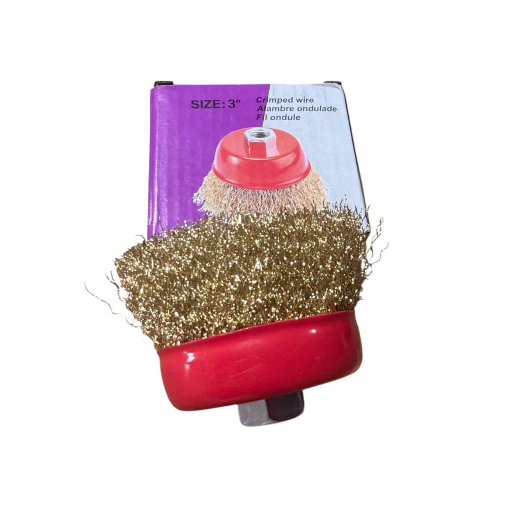 Perie cupa (rotativa) de sarma 75 mm, pentru flex Perie cupa (rotativa) de sarma 75 mm, pentru flex