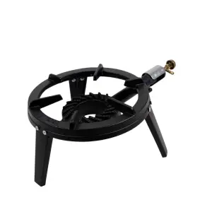 Pirostrie (Arzator) gaz 28 cm, rotund, fonta