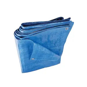 Prelata 2 x 3 m impermeabila 130 g/mp, albastra