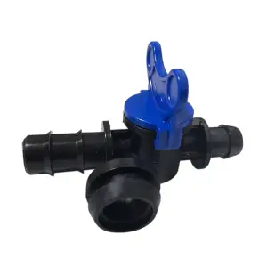 Robinet furtun picurare cu garnitura 16 mm (tub irigare), Poelsan