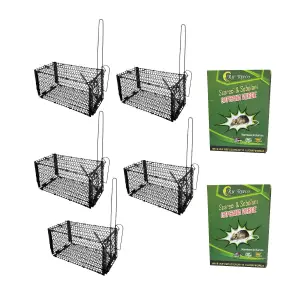 Set 5 x curse de sobolani si 2 capcane soareci cu lipici gratis