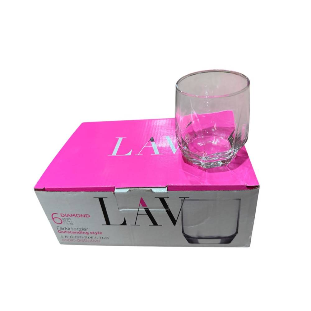 Pahare din sticla 215 ml, pentru whisky, 6 bucati Pahare din sticla 215 ml, pentru whisky, 6 bucati