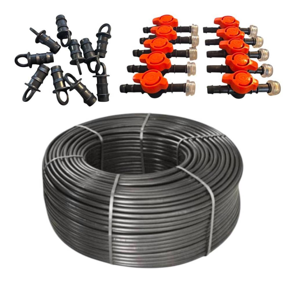 Kit irigare prin picurare (furtun) 50cm/400m,120 accesorii Kit irigare prin picurare (furtun) 50cm/400m,120 accesorii