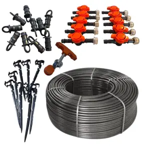 Sistem irigare prin picurare (tub) 20cm/400m, 181 accesorii