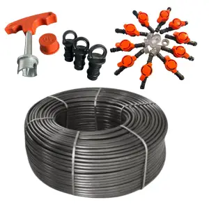 Sistem irigare prin picurare (furtun) 100cm/400m, 121accesorii