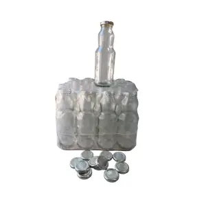 Sticla suc de rosii (bulion,sirop) cu capac 500 ml, set 16 sticle