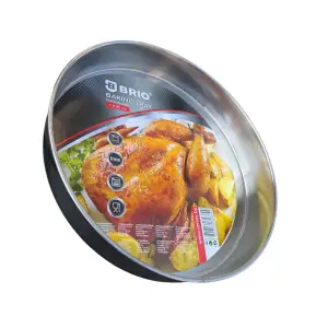 Tava copt (paine) rotunda, 30 cm, inox