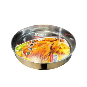 Tava copt din inox, rotunda, 36 cm