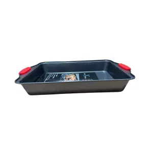 Tava cuptor 40.7x25.7x5.2 cm, manere din silicon