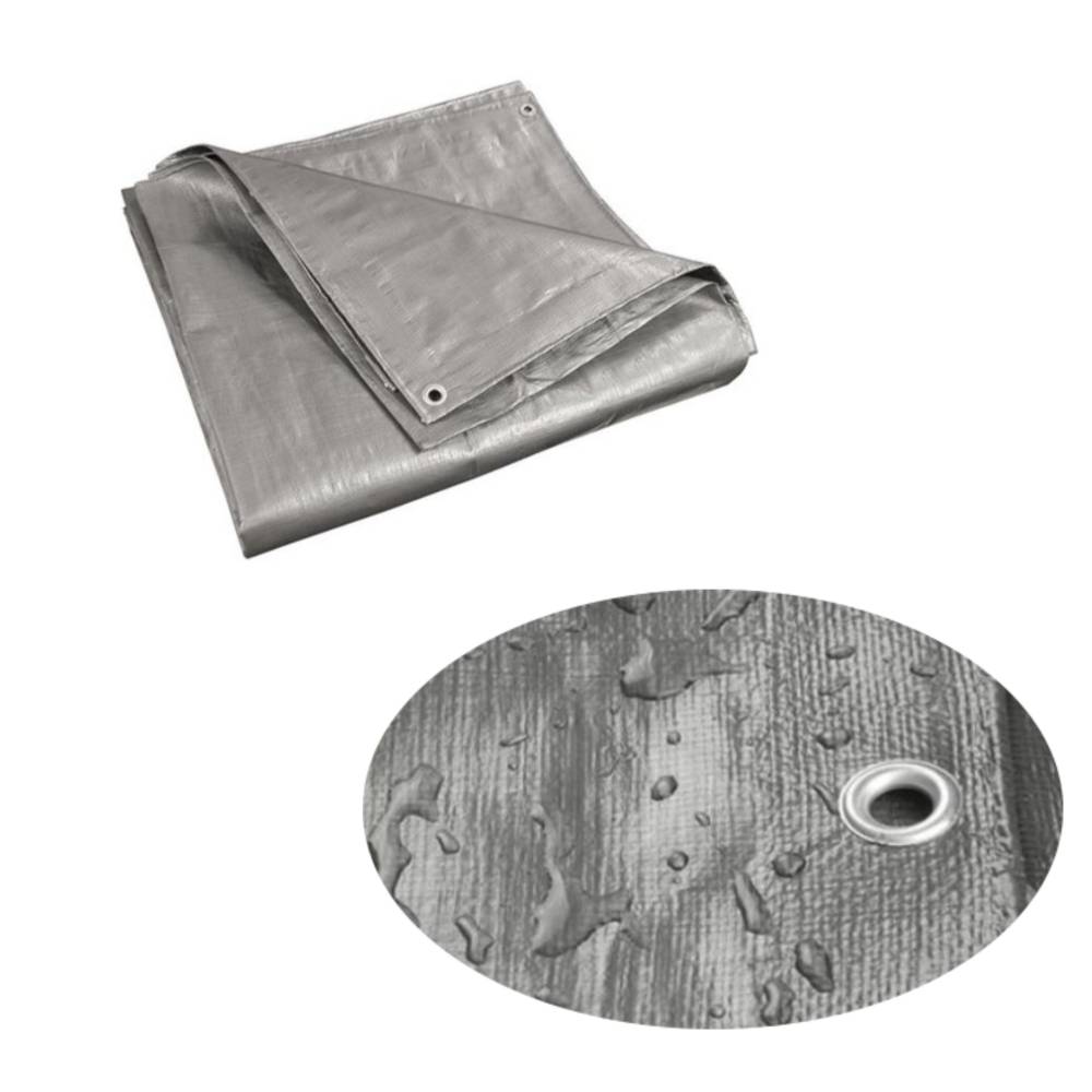 Prelata impermeabila cu inele prindere 2x12m, 175g/mp Prelata impermeabila cu inele prindere 2x12m, 175g/mp