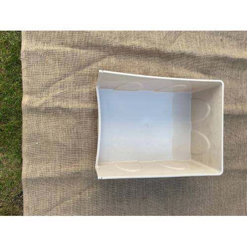 Dulap din plastic depozitare tip ratan Bej cu 4 sertare 47x38x92