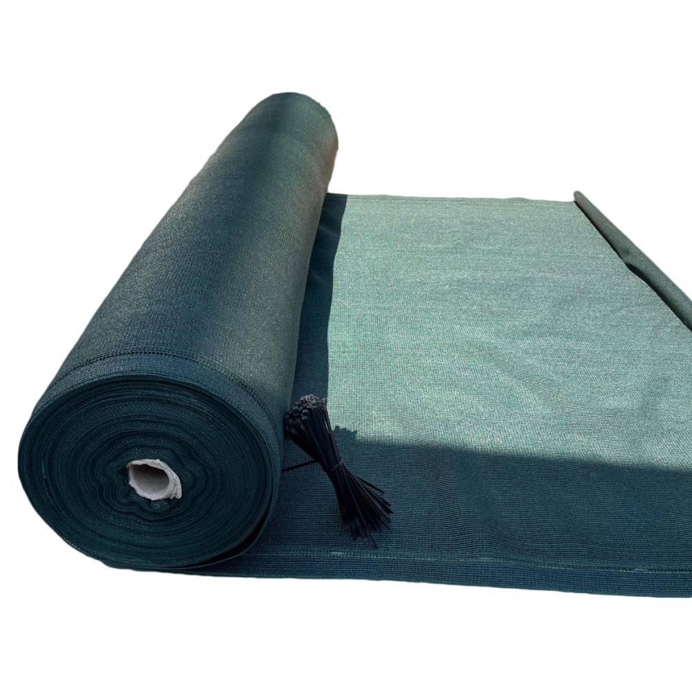 Plasa umbrire 95% gauri de prindere, 2m latime x 80m L Plasa umbrire 95% gauri de prindere, 2m latime x 80m L