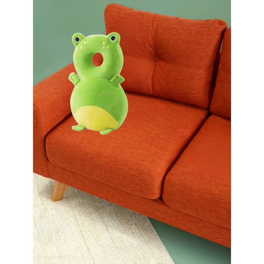 Perna Tip Rucsac pentru Protectia Capului pentru Bebelusi, Tip Broscuta, Verde Perna Tip Rucsac pentru Protectia Capului pentru Bebelusi, Tip Broscuta, Verde