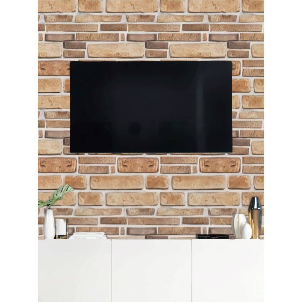 Tapet 3D autoadeziv, 30x30cm PVC, imitatie piatra, Bej, 10buc/set Tapet 3D autoadeziv, 30x30cm PVC, imitatie piatra, Bej, 10buc/set