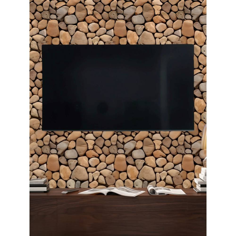 Tapet 3D autoadeziv, 30x30cm, imitatie pietre, Maro 10buc/set Tapet 3D autoadeziv, 30x30cm, imitatie pietre, Maro 10buc/set