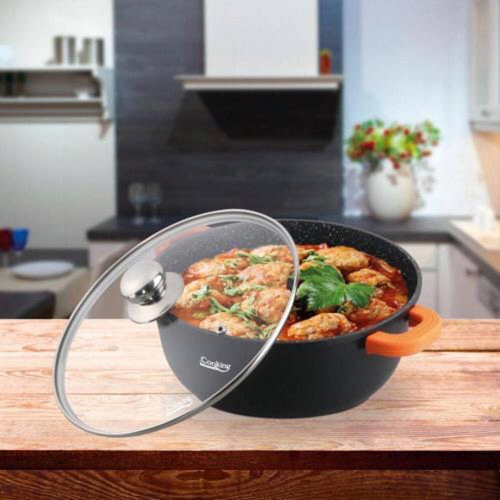 Semioala cu capac Cooking Heinner 13.5 L ,36 x 16 cm Semioala cu capac Cooking Heinner 13.5 L ,36 x 16 cm