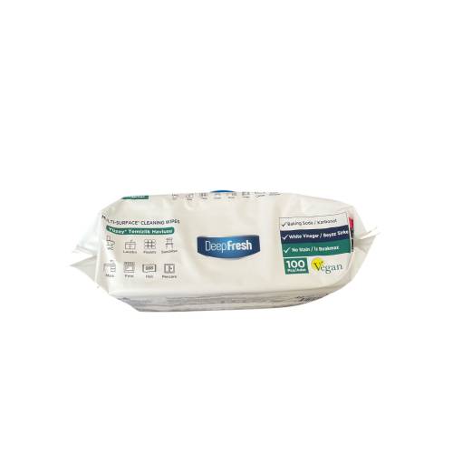 Set 3+1 cadou Servetele umede multisuprafete cu Bicarbonat si otet, DeepFresh Set 3+1 cadou Servetele umede multisuprafete cu Bicarbonat si otet, DeepFresh
