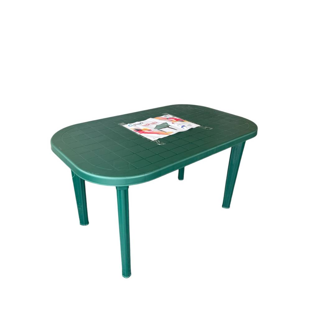 Masa cu scaune terasa verzi, set 6 persoane (exterior) Masa cu scaune terasa verzi, set 6 persoane (exterior)