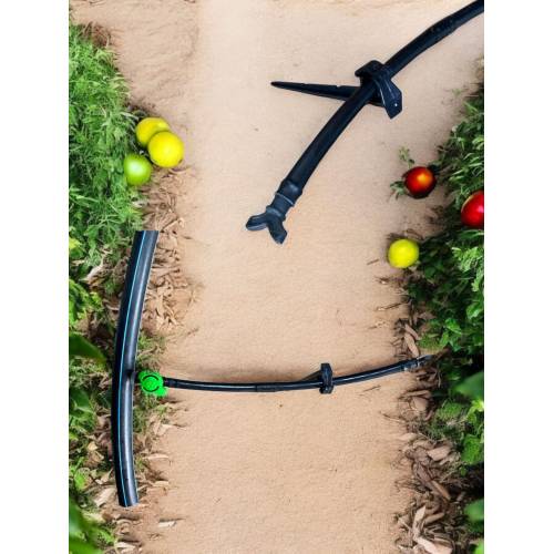 Kit irigare -Tub picurare 20cm/400m + 40 x Robinet pentru tub picurare + 40 x Garnitura cu umar + 40 x Dop pentru tub