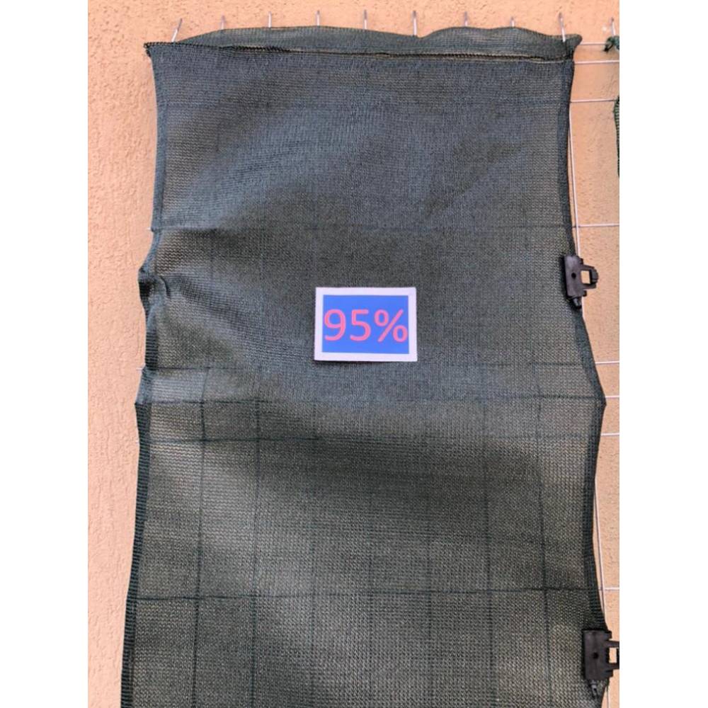 Plasa umbrire 95% gauri de prindere, 2m latime x 80m L Plasa umbrire 95% gauri de prindere, 2m latime x 80m L