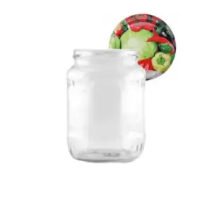 Borcan 720ml cu capac legume 82mm