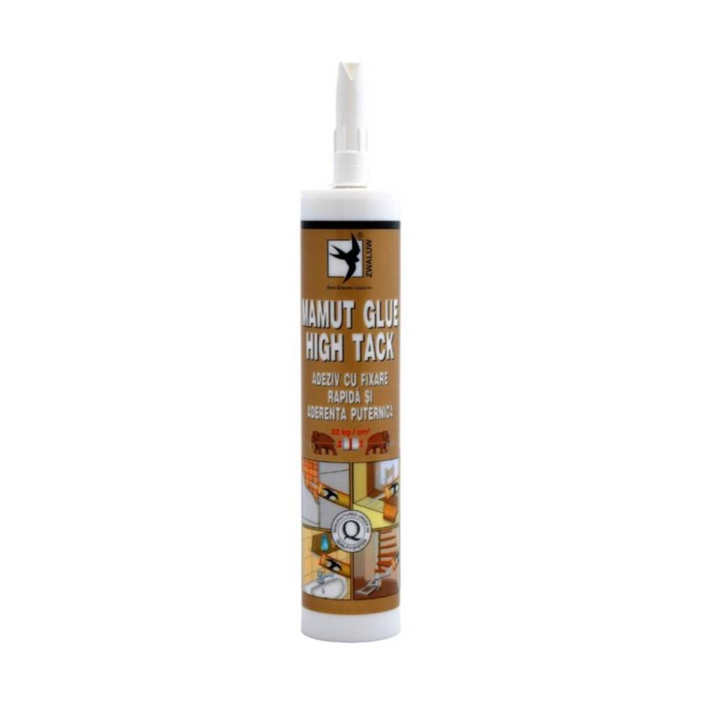 Adeziv pentru suprafete multiple, interior / exterior, Mamut Glue High Tack, alb, 290 ml Adeziv pentru suprafete multiple, interior / exterior, Mamut Glue High Tack, alb, 290 ml