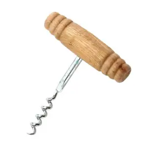 Tirbuson cu maner din lemn