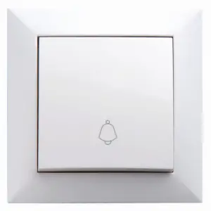 Intrerupator Revenire Alb Spin Top