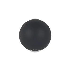 Aplica De Perete Neagra Comet forma tip ochi 2x1w=18W, Lumina Calda