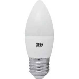 Bec Bl Led Lumanare E27, model C37, 7W=60W, 2700K, lumina calda