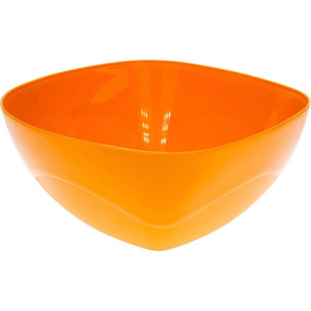 Bol portocaliu patrat plastic Nr 2 Bol portocaliu patrat plastic Nr 2