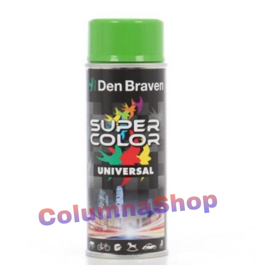 Spray vopsea, Den Braven Super Color, verde deschis, interior / exterior, 400 ml