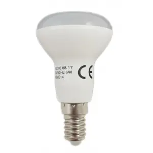 Bec Led E14, model R50, 6W=50W, 2700K, lumina calda