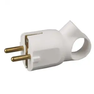 Stecher cu inel Alb LEGRAND 250V