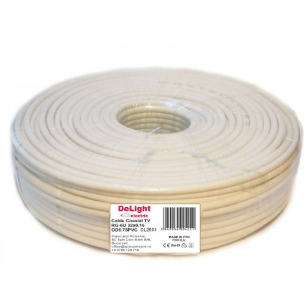 Cablu Coaxial Rg6 100m Cablu Coaxial Rg6 100m