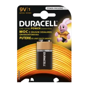 Baterie Duracell 9V Alkalina