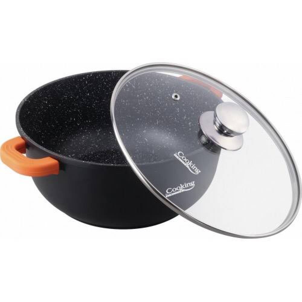 Semioala cu capac Cooking Heinner 13.5 L ,36 x 16 cm Semioala cu capac Cooking Heinner 13.5 L ,36 x 16 cm